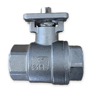 zawor kulowy 316l z plyta iso5211 bok